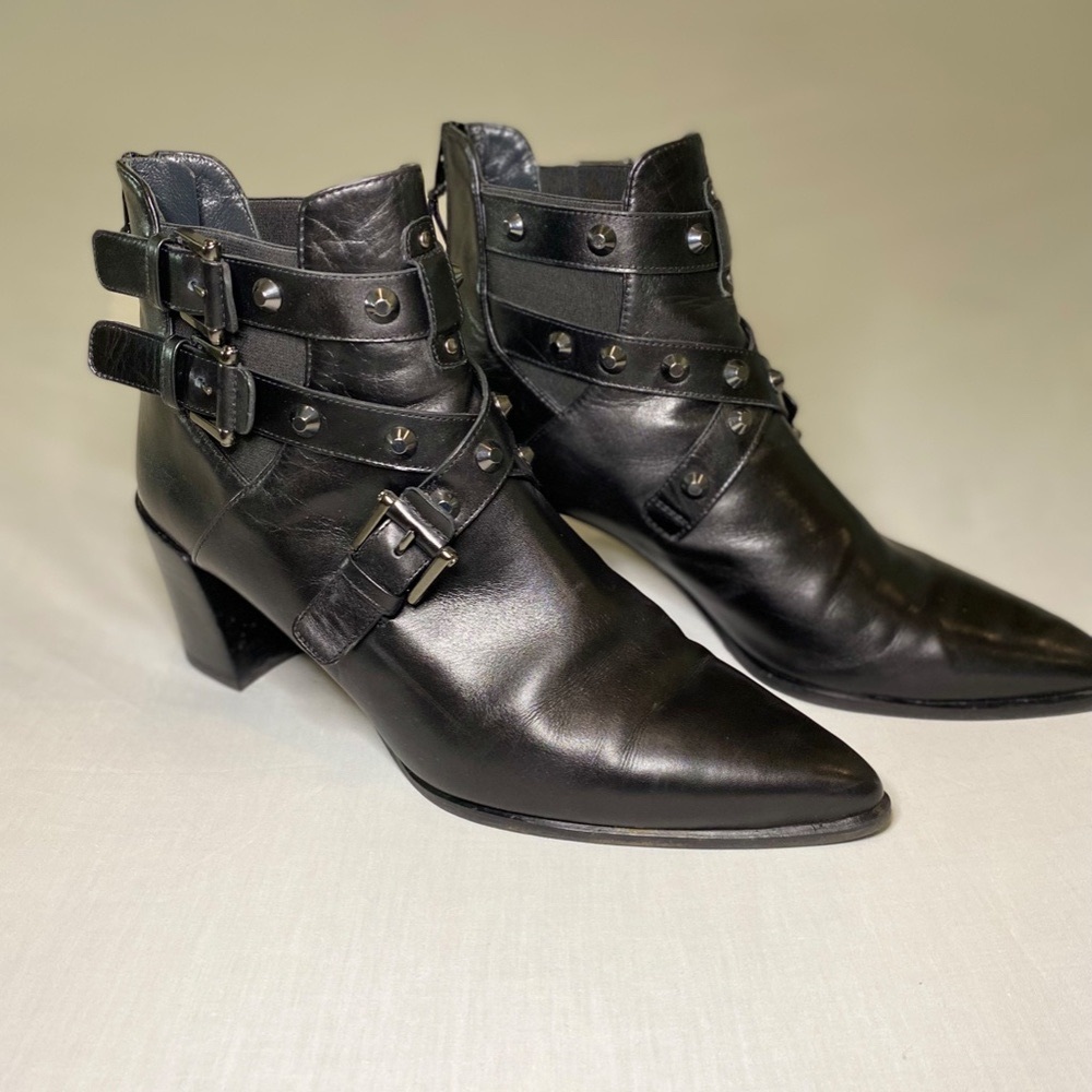 Black Stuart Weitzman Bootcamp Booties - 10 - image 1